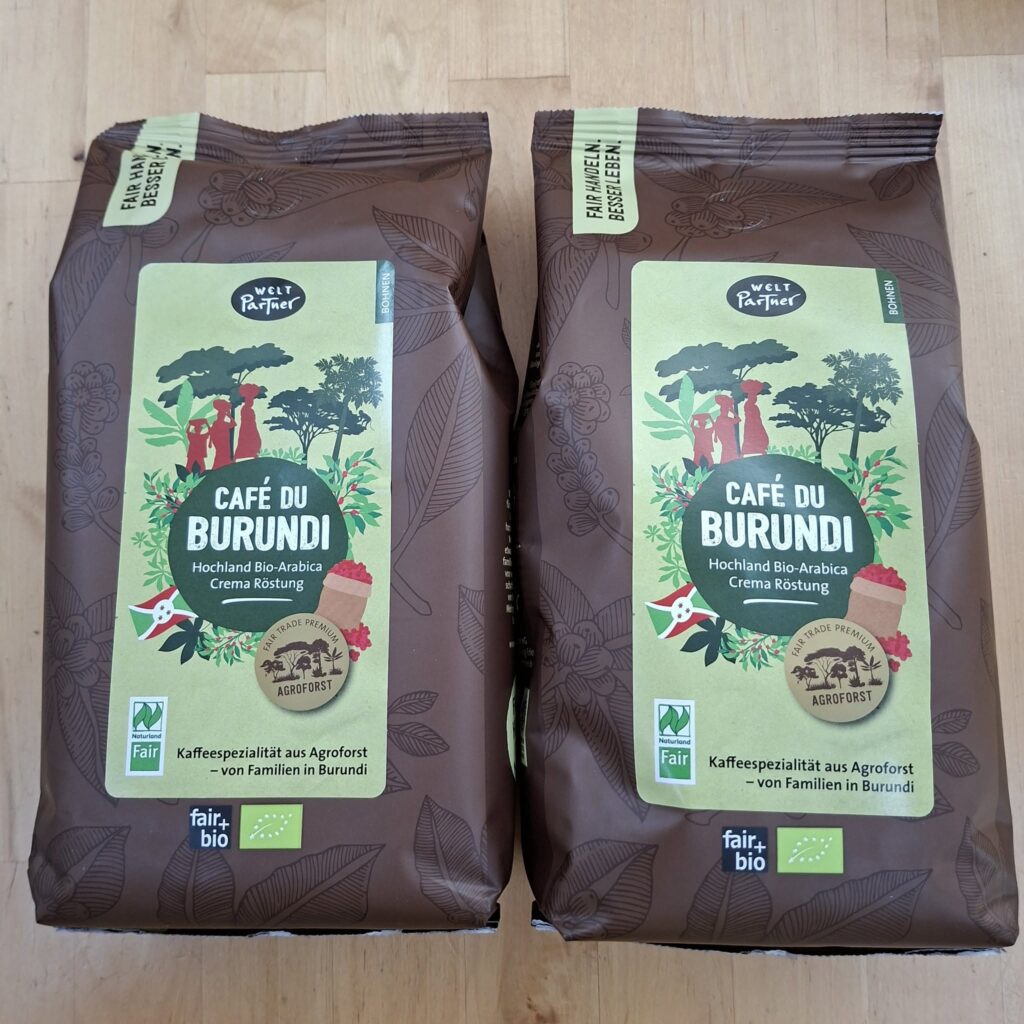 2 Packungen Cafe du Burundi